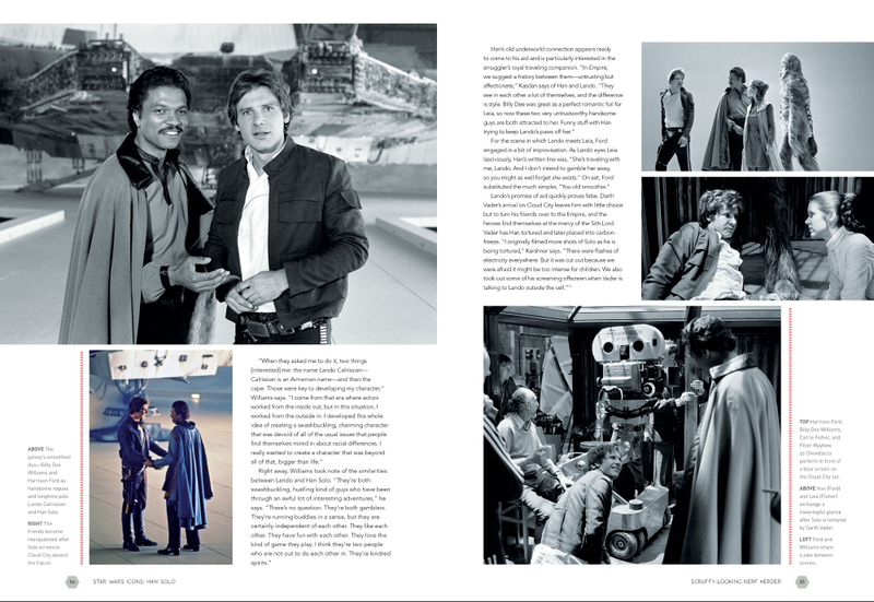 Pages from Solo in The Empire Strikes Back.